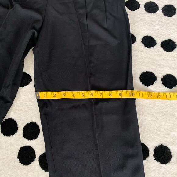 Vintage 80s 90s M Collection High Rise Pleated Tuxedo Trouser Pants - Picture 14 of 16